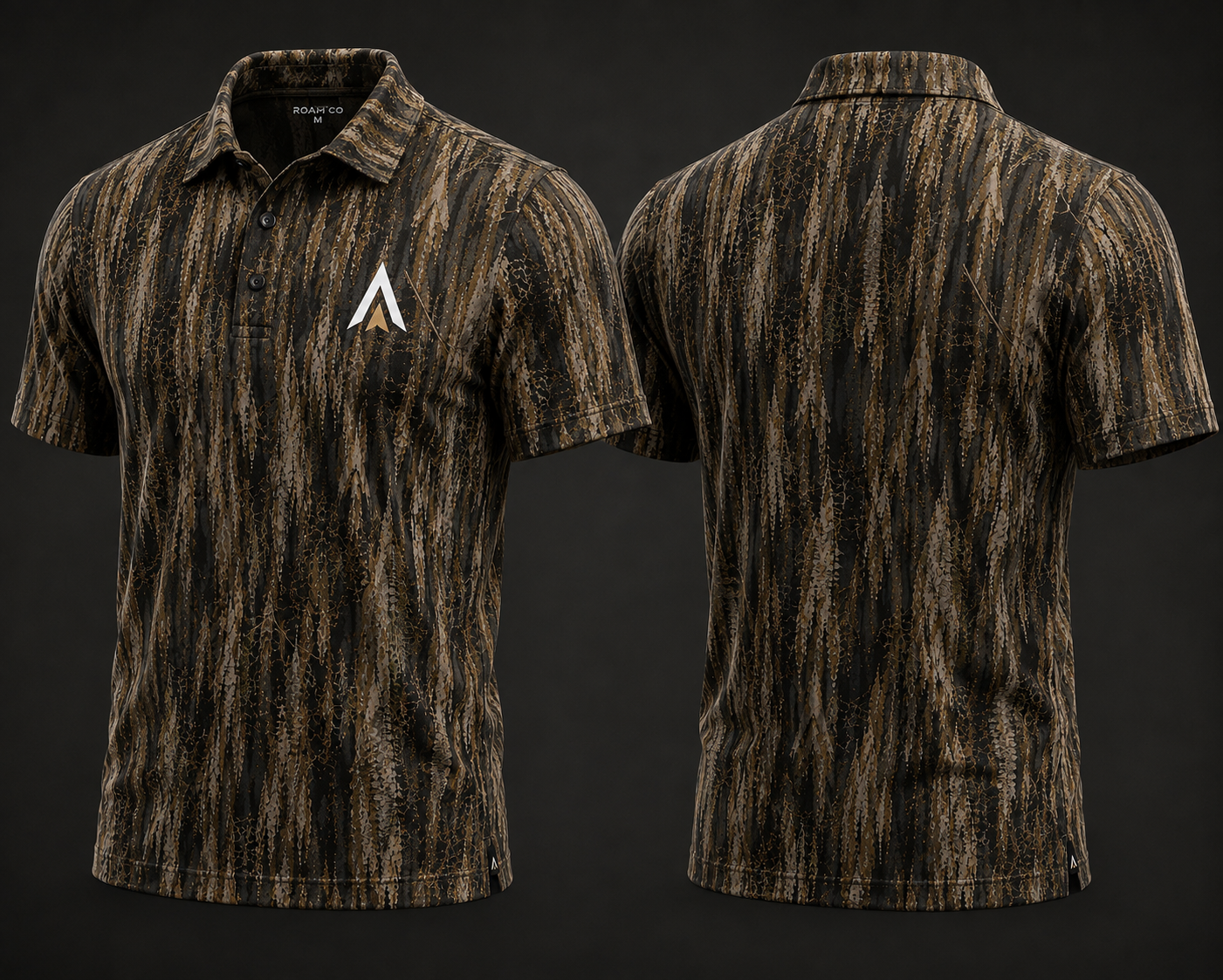 ROAM CO Camo Polo